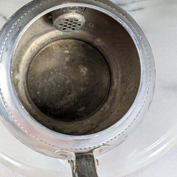 Vintage Sona Ware Silver Aluminum Working Teapot Stratford on Avon England - Picture 5 of 12